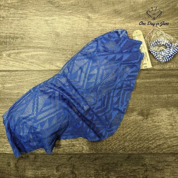 Arizona Jean Co. Juniors Flounce Bikini Top Size L - Picture 1 of 3